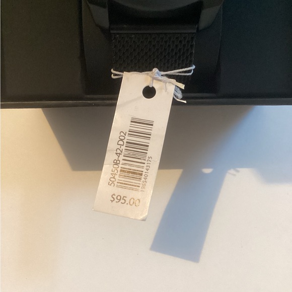 NIB with tag Ed Hardy black metal band Skull face watch - Picture 2 of 5